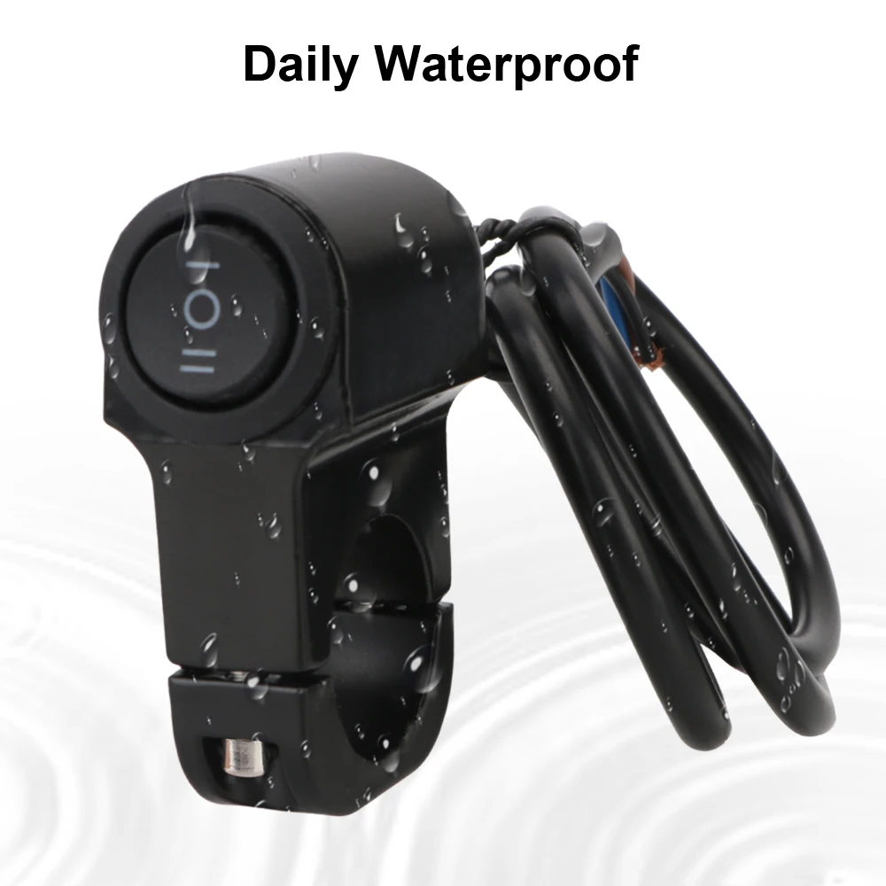 زر ثلاثي الموضع مقاوم للماء لمقود الدراجات النارية ATV ، مفتاح المصباح الأمامي ، الأضواء الضوئية اليومية ، المفاتيح الرجعية ، 22 ، 7 بوصة ، 8 بوصة ، 12 فولت