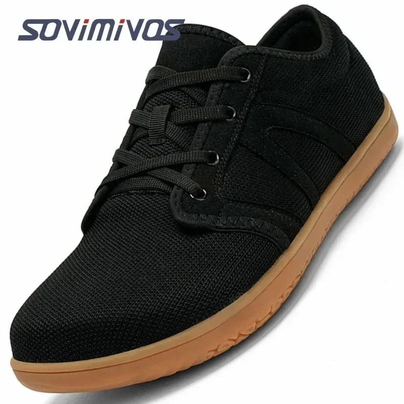 Minimalist Barefoot Shoes Unisex Zero Drop Sole Wide Toe Casual Sneakers Trail Runner Water Sport Shoes for Men Trail Running