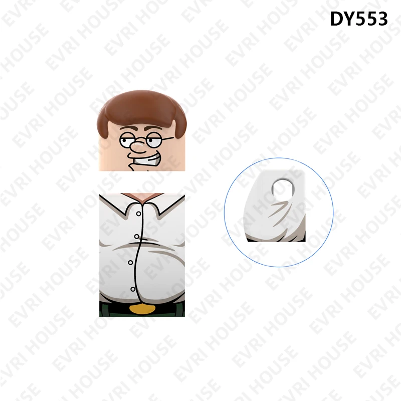 بيتر ميني عمل أرقام بنة الدمى الطوب تجميع لعب للأطفال DY553