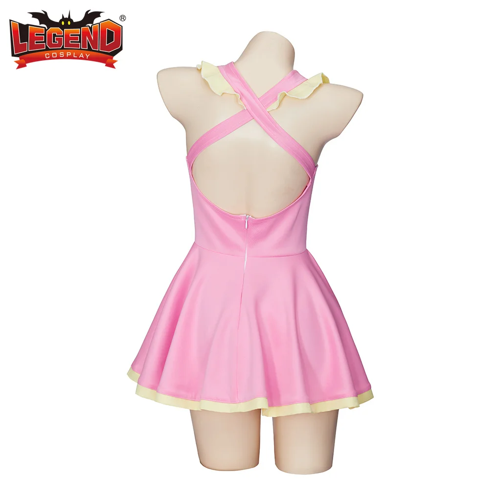 Sexy Meme Cosplay Dress para Mulheres, Roupa Rosa para Adulto, Meme Me Chan