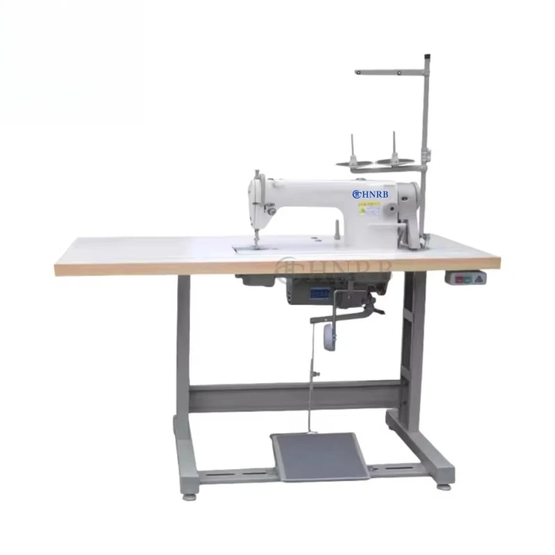 High-Speed Industrial Long Arm Lockstitch Sewing Machine Single Needle with Core Engine for New Garment Dress & Clothes