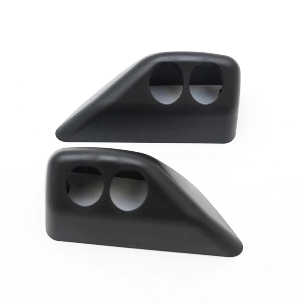 Front Bumper Headlight Washer Spray Nozzle Cover Pair for Land Rover for Freelander 2 2010 2015 OEM Fit ABS Plastic