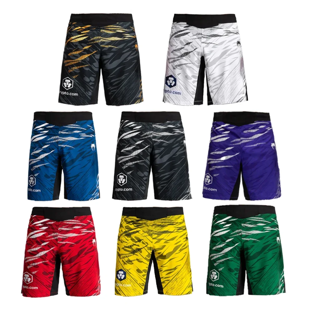 2025 جديد الصيف الرجال سريعة الجافة السراويل اللياقة البدنية تنفس الرياضة مريحة امتصاص العرق السراويل القتال سراويل ملاكمة