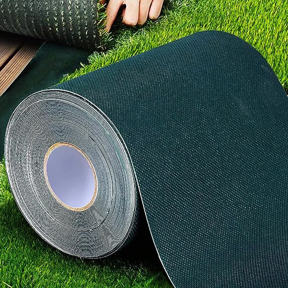 Artificial Grass Seam Tape, Self Adhesive Synthetic Turf Seaming Tape for Faux Grass Lawn Outdoor Carpet Mat Rugs Jointing