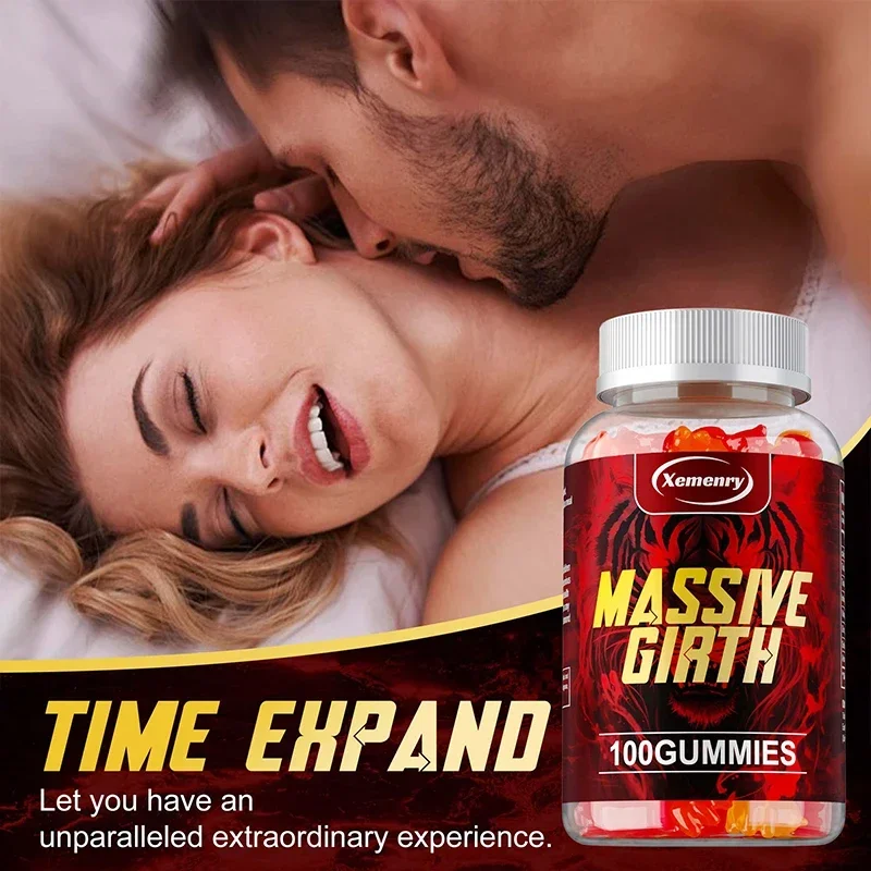 Massive Girth Gummies for Men - Energy Booster, Promote Muscle Growth, Strengthening, Energy and EnduranceSupplements - Image 6