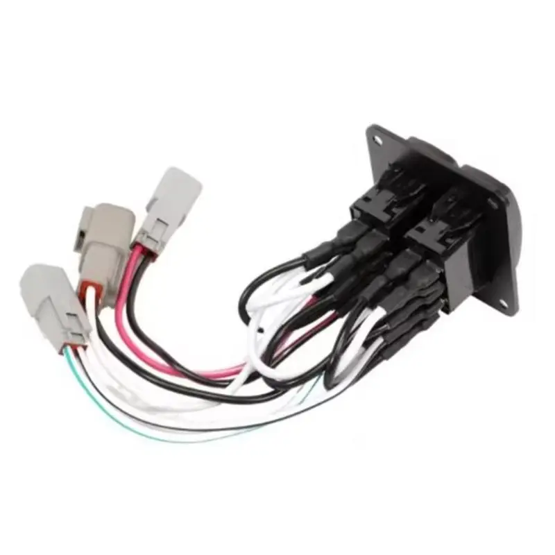 10222211D Double Rocker Switch Kit Boat Switch Component For Marine-A74F