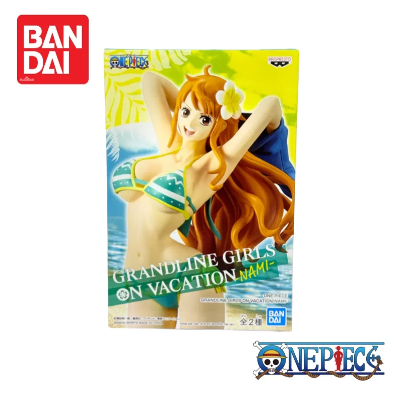 En Stock Original Bandai Banpresto One Piece Nami 100% figura de acción genuina modelo Anime mercancía estatuilla niños regalo favorito
