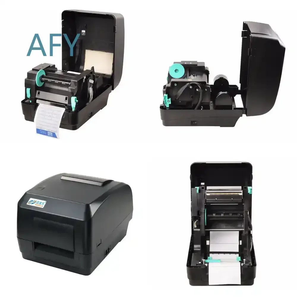 4x6 Inch Direct Thermal Transfer Barcode Label Printer for Zebra Brother DYMO Honeywell for Shipping Labels Inventory