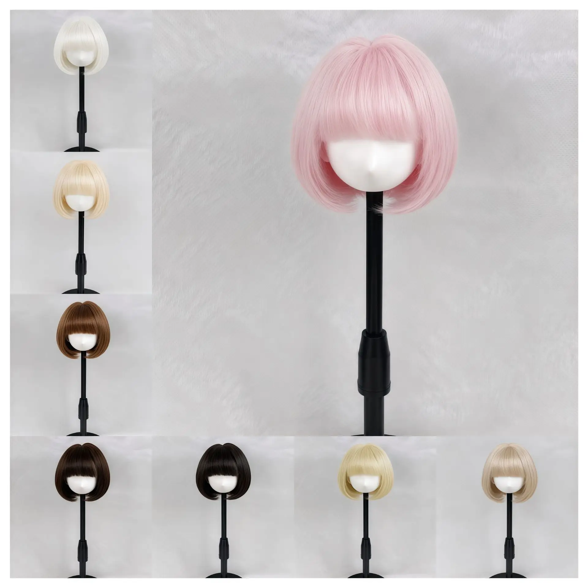 （customization 30day） 1/3 1/4 1/6 Doll's Wig for 60/45/30cm Bjd Doll  Hair Toys Ancient Style wig Doll Accessories No Doll