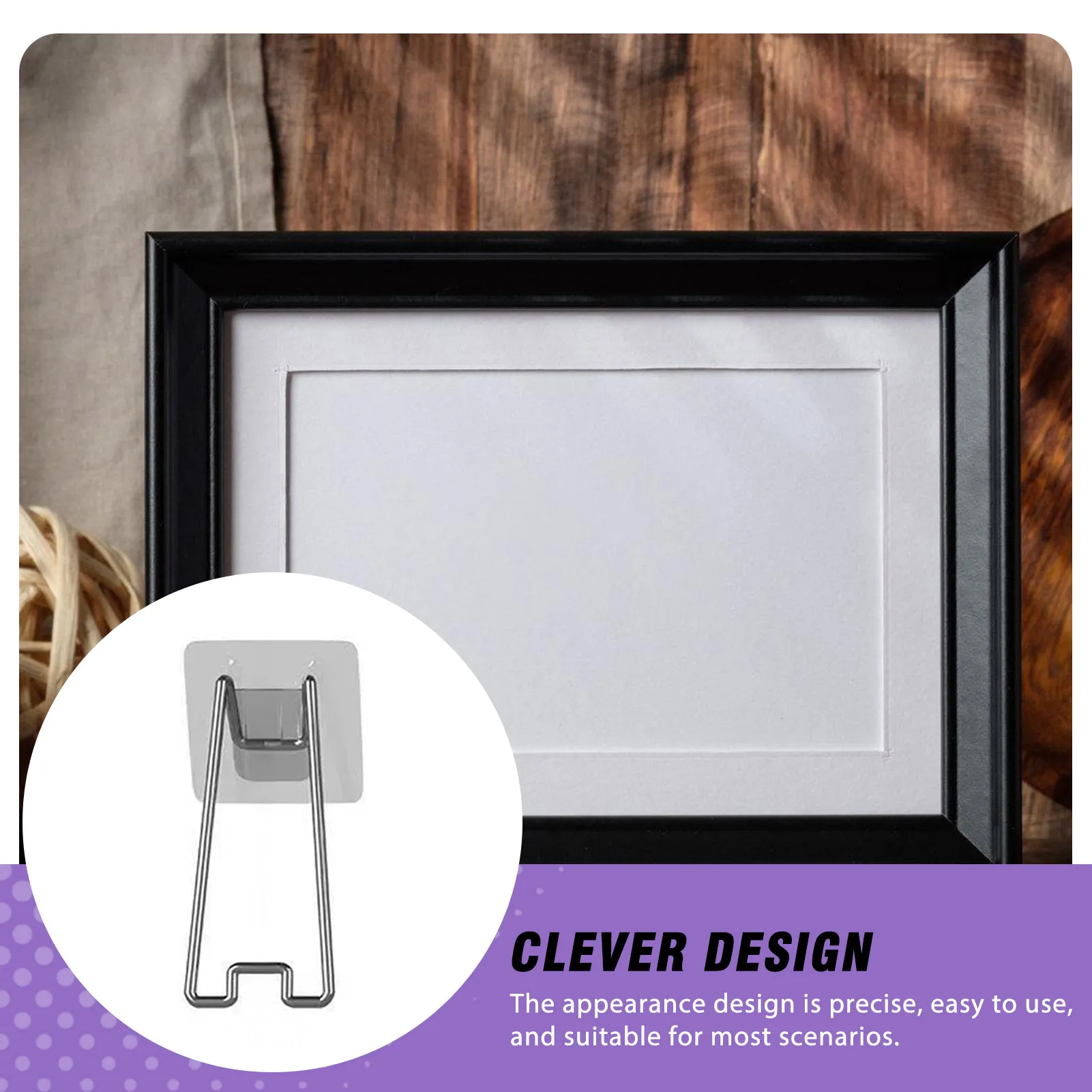Photo Frame Stand Desktop Display Support Bracket Metal Non-Slip Adjustable Angle Picture Holder For Wall Art And Albums Up To