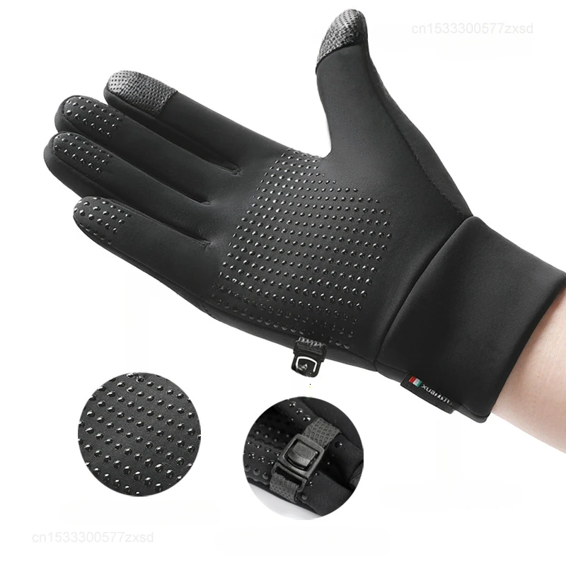 Xiaomi Winter Warm Gloves for Men Women Wind Waterproof Non-slip Touch Screen Thermal Sports Glove for Running Cycling Skiing