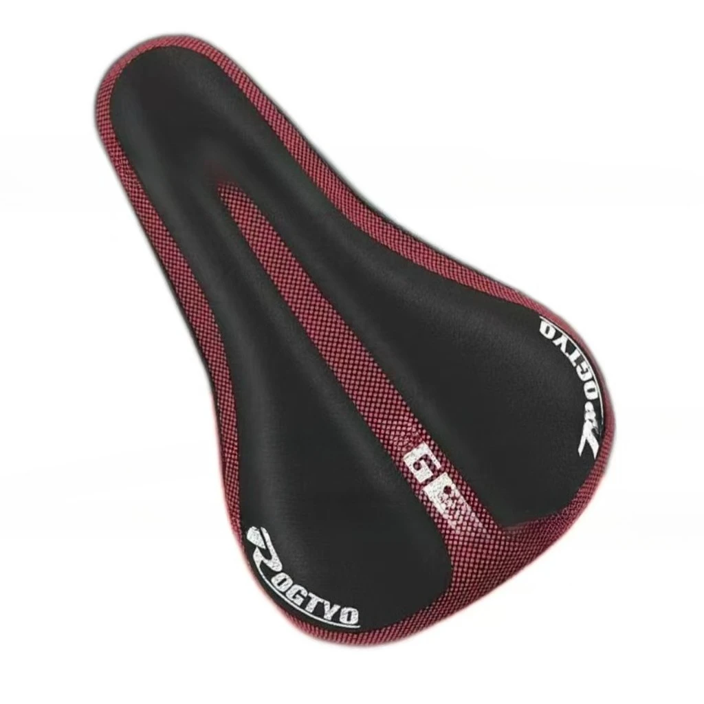 ملحقات الدراجة غطاء مقعد من السيليكون للدراجة الجبلية، غطاء سرج معزز مريح، حبل ربط، معدات ركوب الدراجات