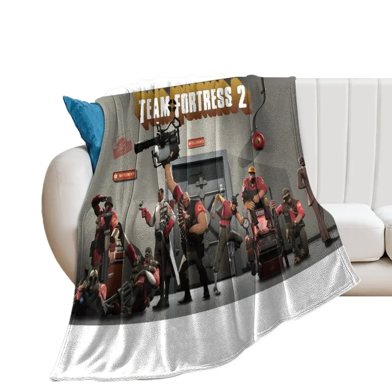 

Team Fortress 2 Art Throw Blanket Decorative Sofas Blankets For Bed Blankets