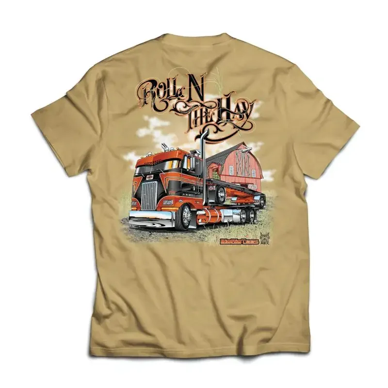 Big Rig Trucks Roll N The Hay T Shirt