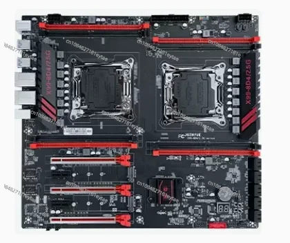 Used X99 dual CPU motherboard LGA 2011-3 supports Xeon E5 V3 V4 CPU DDR4 memory eight channels Dual 2.5G network card X99-8D4