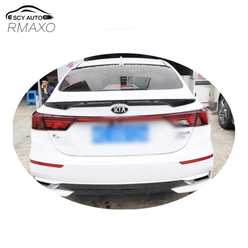 For Kia Forte Spoiler 2019-2021 Kia K3 Spoiler yWK ABS plastic Material Car Rear Wing Color Rear Spoiler