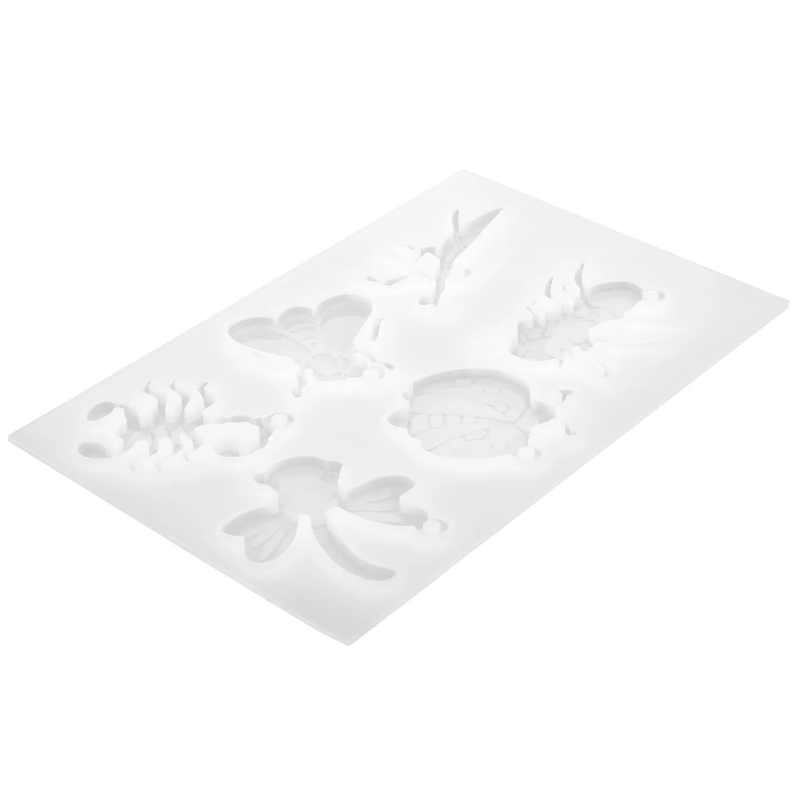 Nonstick Silicone Creature Mold for DIY Keychain Pendants Epoxy Resin Casting Flexible Reusable Charm Making Craft Supply Mold
