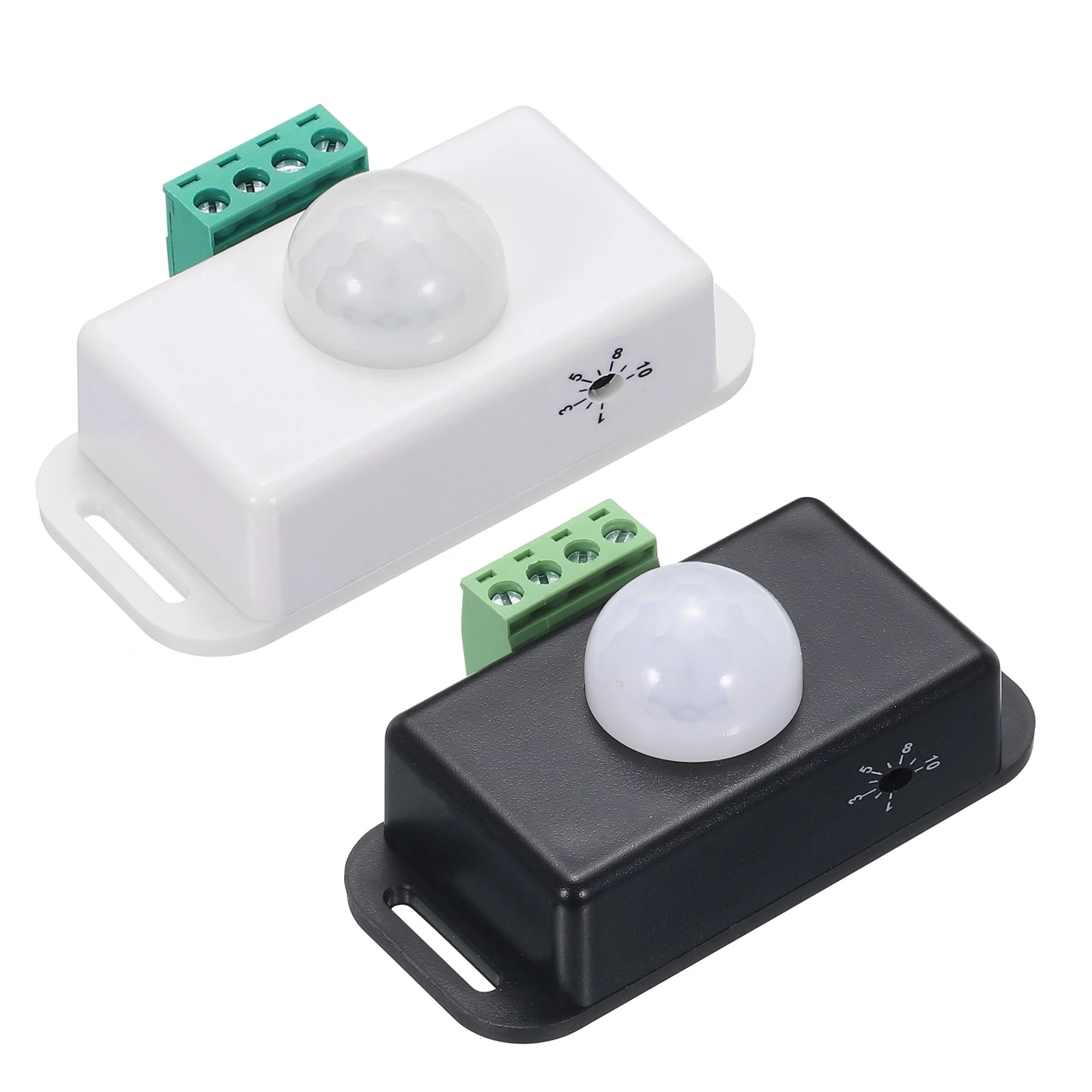 1/2Pcs 12V 24V PIR Sensor LED Motion Sensor Adjustable PIR Probe Switch Motion Sensor Detector Controller for LED Light Strip