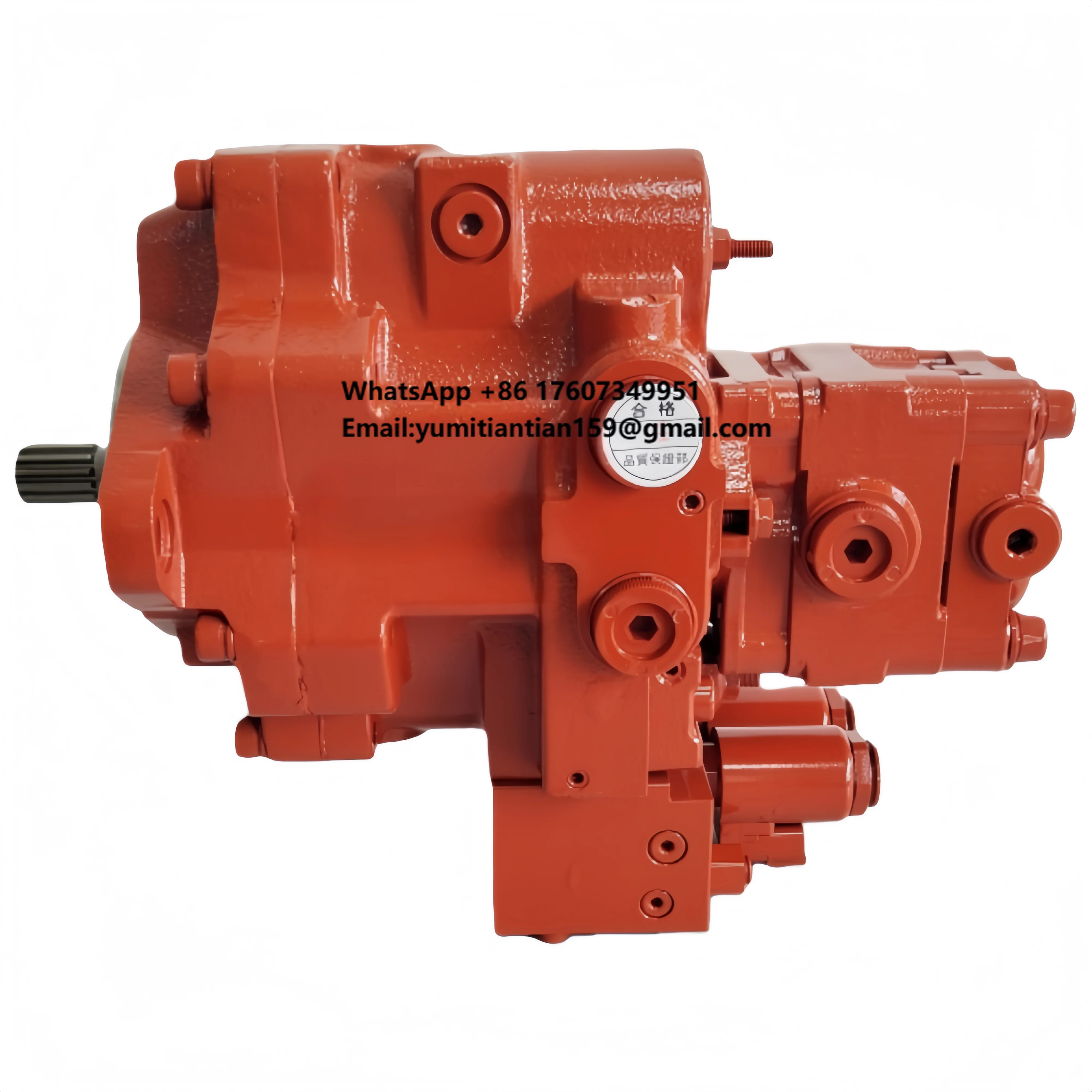 

For Construction Machinery Mini Loader Bulldozer Excavator Komatsu Hitachi Hydraulic Pump Assembly Plunger Pump PVD-2B-41BP-16G5