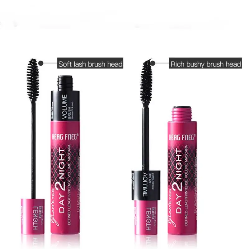 Heng Fei – Mascara imperméable 4D pour femme, brosse à cils longs, Fiber de soie, Extension de Volume, cosmétique, maquillage