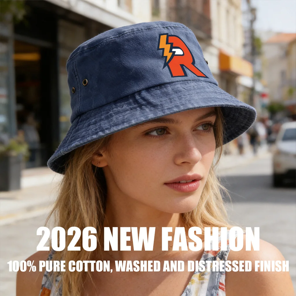 Vintage Distressed Washed Bucket Hat with Cool Printed Patterns, Lightweight with Breathable Holes, Available in Multiple Colors