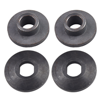 2Pcs Flange Nut Platen Angle Grinder Metal Pressure Plate Inner Outer Flange Nut Set Tools For 255 Miter Saw Cutting Machine