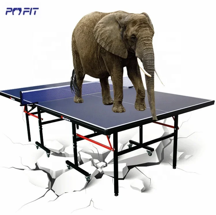 Tragbarer Tischtennis-Tisch von Tenis de Mesa mit Tischtennis-Set