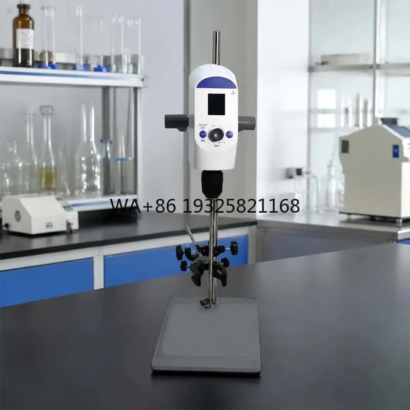 Cantilevered Electric Mixer Liquids Mixing Stirring Machine Stirrer Variable Frequency Liquid Agitator High Viscosity Lab Mixer