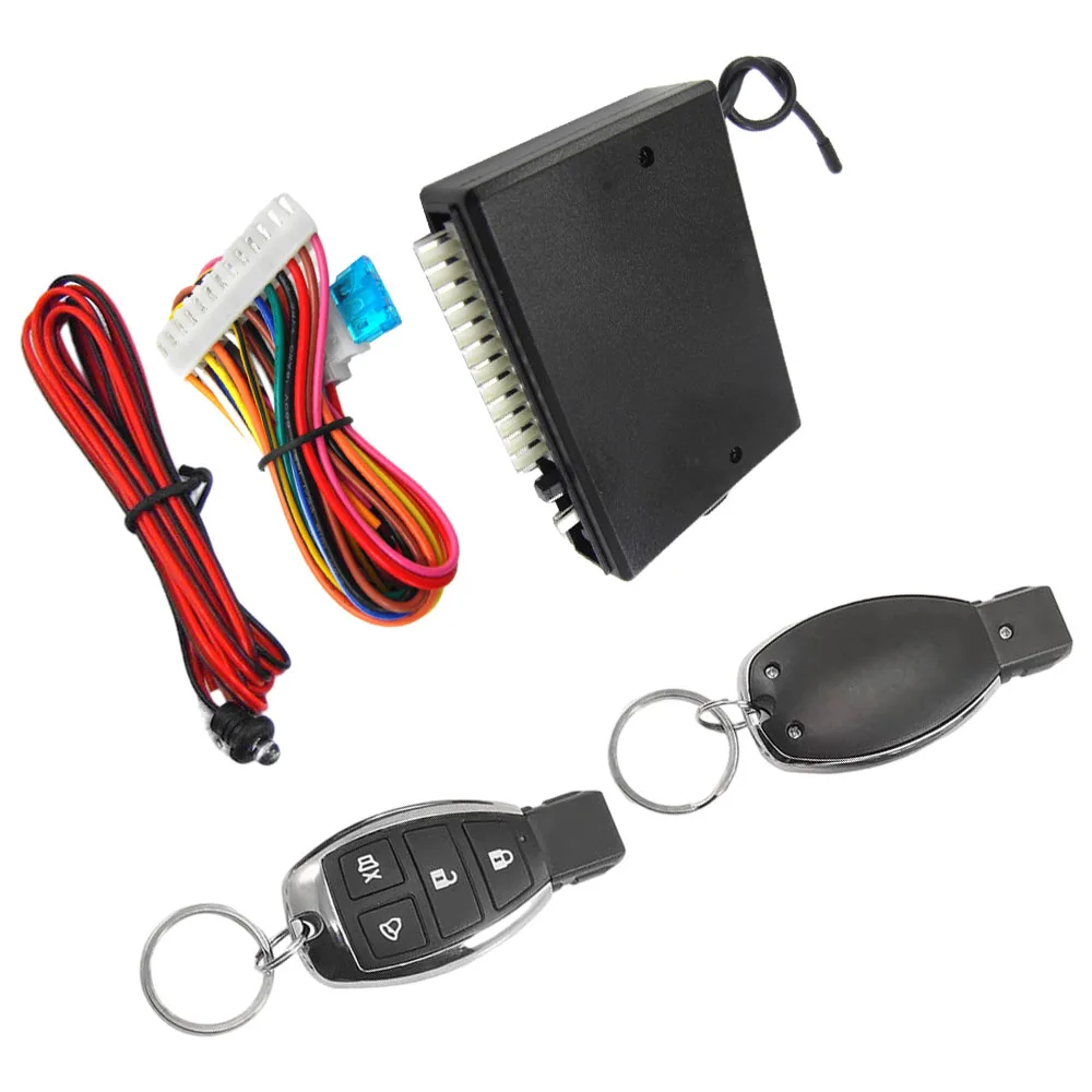 1 Set Universal 12V Car Remote Central Kit Keyless Entry System Anti Theft Door Lock For Sedan SUV Truck Car Accessories