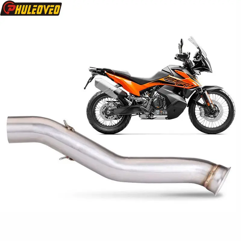 For KTM 890 Adventure for KTM 890 Adventure R for KTM 890 Adventure R Rally /L Motorcycle Exhaust Link Pipe Fit for 51mm Muffler