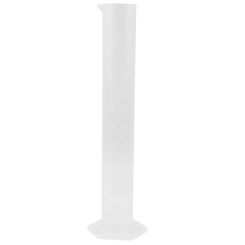 New Arrivals-250Ml Clear White Plastic Liquid Measurement Graduated Cylinder For Lab Set