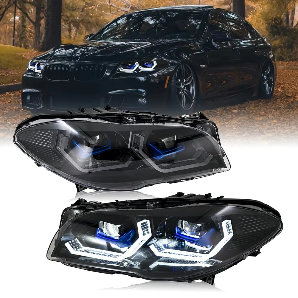 

1Set LED Headlights Assembly For BMW 5 Series F10 F11 F18 2011-2017 Front Head Lamps Assembly LH+RH Headlamp Accessories