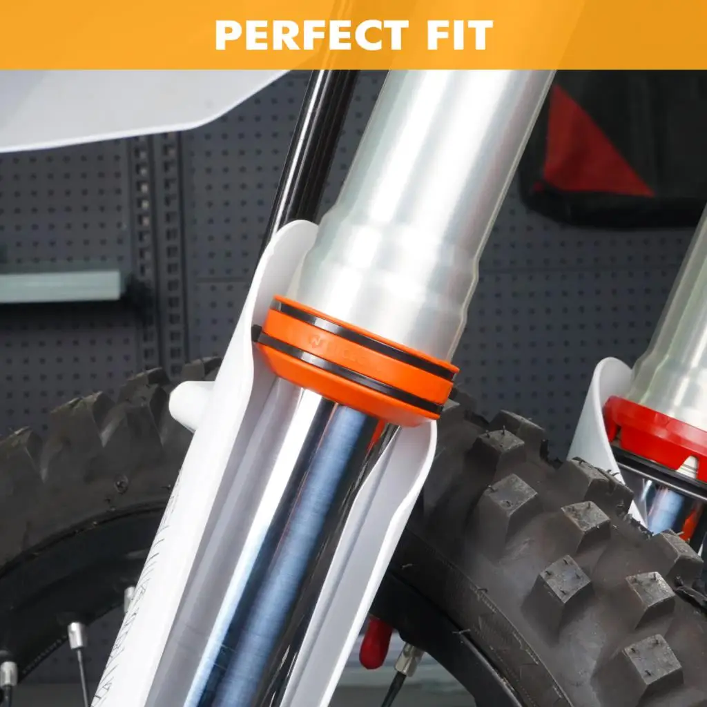 Front Fork Mud Scraper Kit For KTM EXC 300 EXC 250 EXCF 350 EXC 450 SX 125 SXF 250 SXF 450 XC 250 XCF 350 XCW 300 TPI 2004-2024
