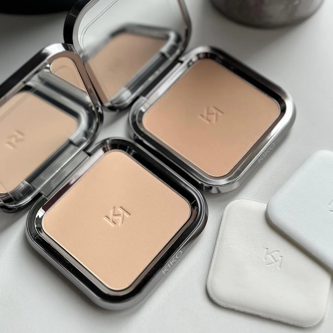 KIKO Milan Makeup Collection 3 Color Contour&Highlight Palette Setting Powder Eyeshadow Beginner's Contouring and Foundation Set