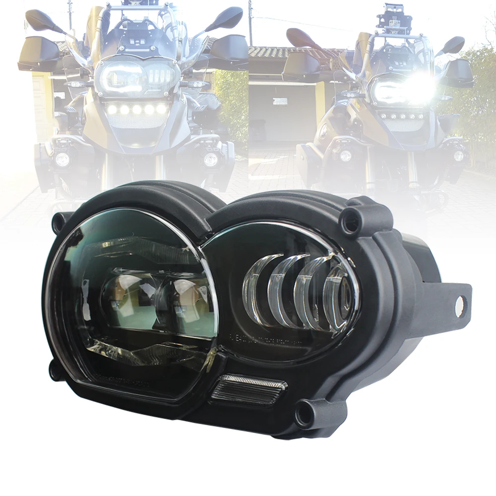 headlight 1200gs motorcycle lighting system front headlamps aluminum with lens