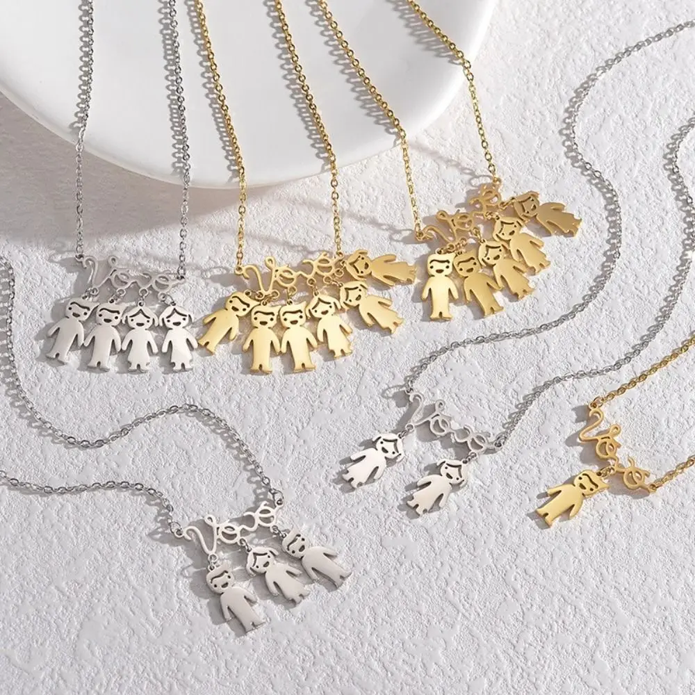New Stainless Steel Vovó Kid Pendant High-End Gold/Silver Mother Premium Quality Vovó Choker Mother's Day