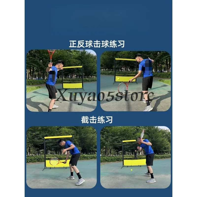 Tennis Rebound Net Trainer Single Player Serve Practice Training Wall Board