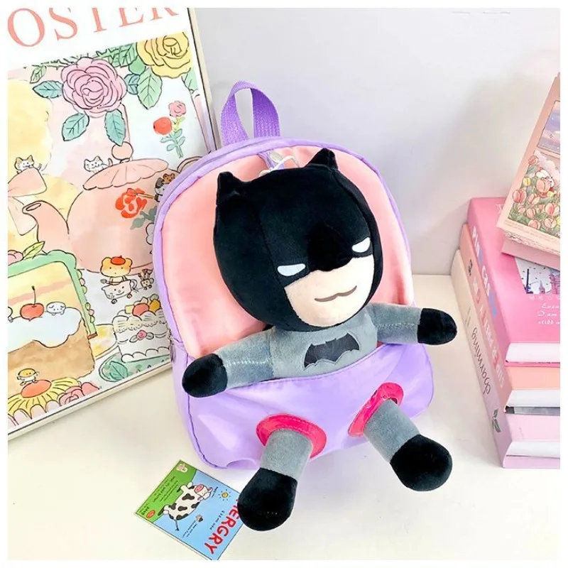 Leuke DC Batman mannelijke en vrouwelijke nieuwe creatieve cartoonfiguur modieuze lichtgewicht draagbare rugzak met grote capaciteit