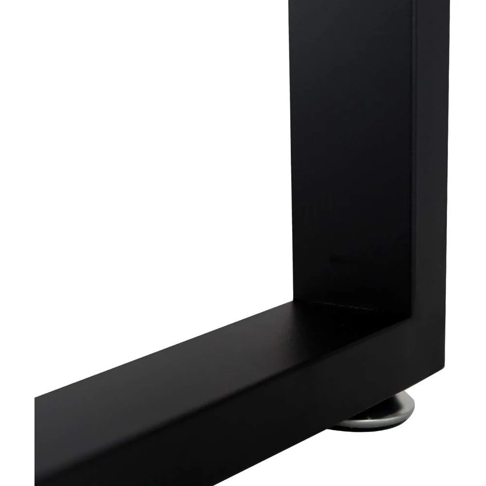 أرجل طاولة القهوة المعدنية على الطراز الصناعي، 16 ارتفاعًا، مجموعة من 2، مناسبة للأثاث والمقاعد الحديثة في منتصف القرن