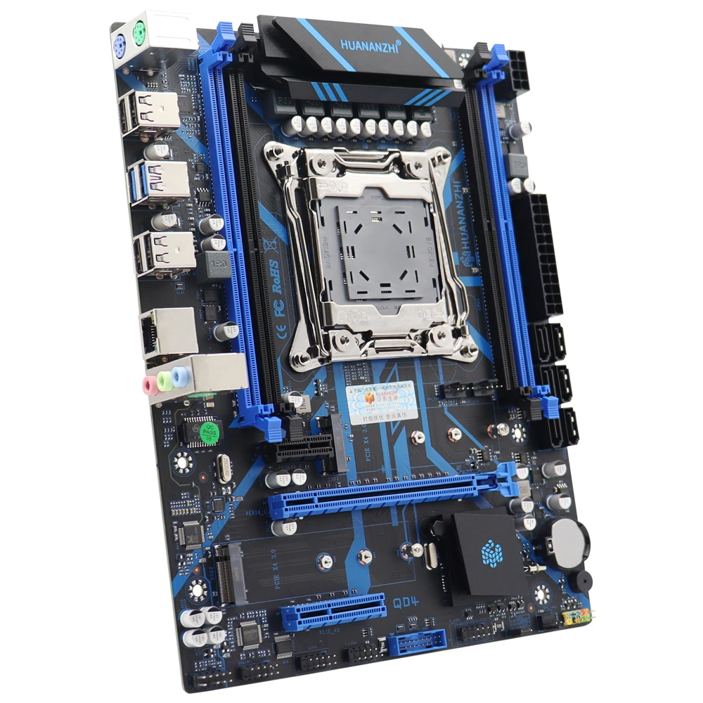 X99 QD4 motherboard huananzhi kit x99 xeon e5 2630 v4 cpu lga 2011-3 ddr4 motherboards combo computador for pc gaming