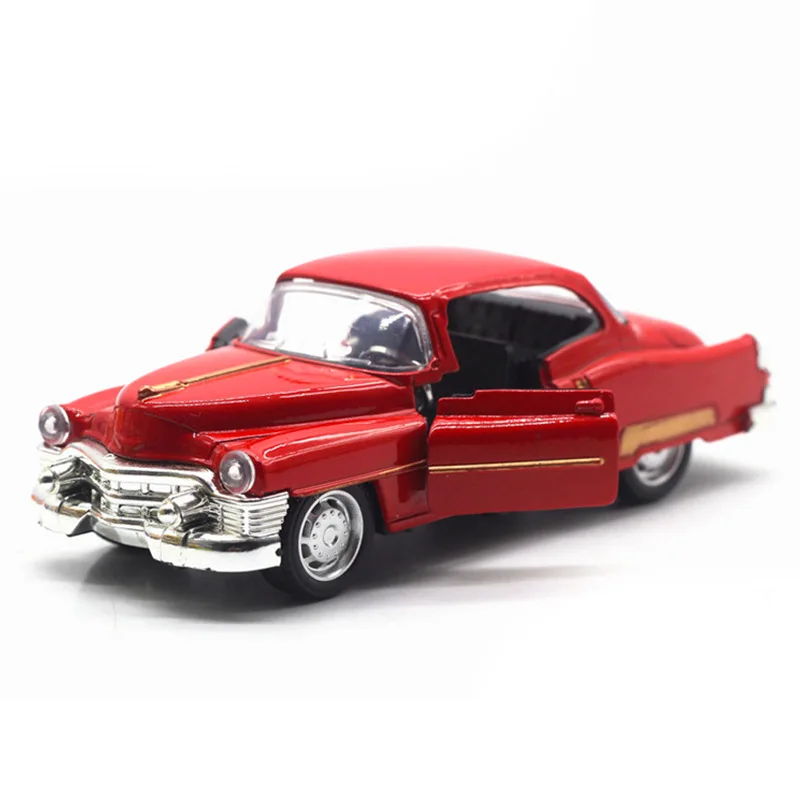 1: 32 die-casting model, vintage car model, boy toy car ornament, rebound car model