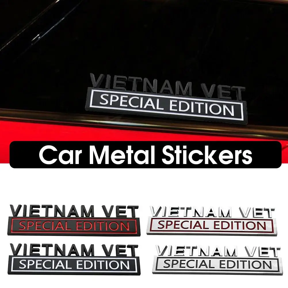 

Автомобильная 3D металлическая наклейка, эмблема, значок ВЬЕТНАМ ВОЭТ, логотип, аксессуары для багажника, автостайлинг, наклейки на дверь автомобиля, кузов, наклейки P3E0