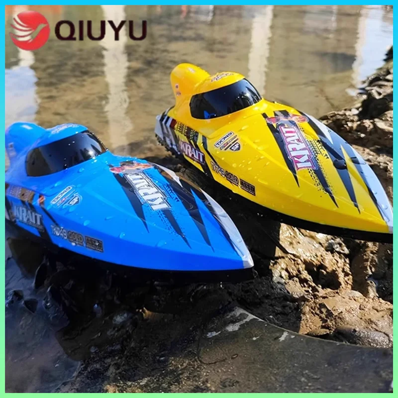 

2.4g Electric High-Speed Turbojet Speedboat Brushless Motor Full-Scale Remote Control Boat Model Competition Water Toy Boat Mode