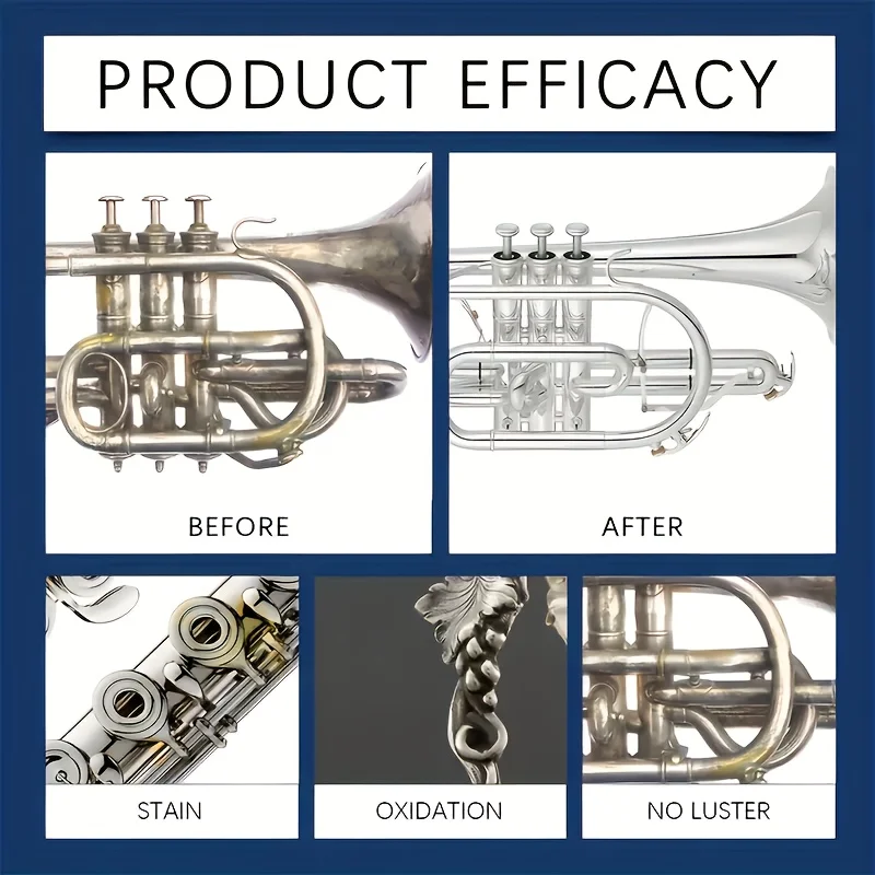 Silver Jewelry Polishing Cream | for Silverware, Musical Instruments, Everyday Maintenance, Suitable for Full Metal