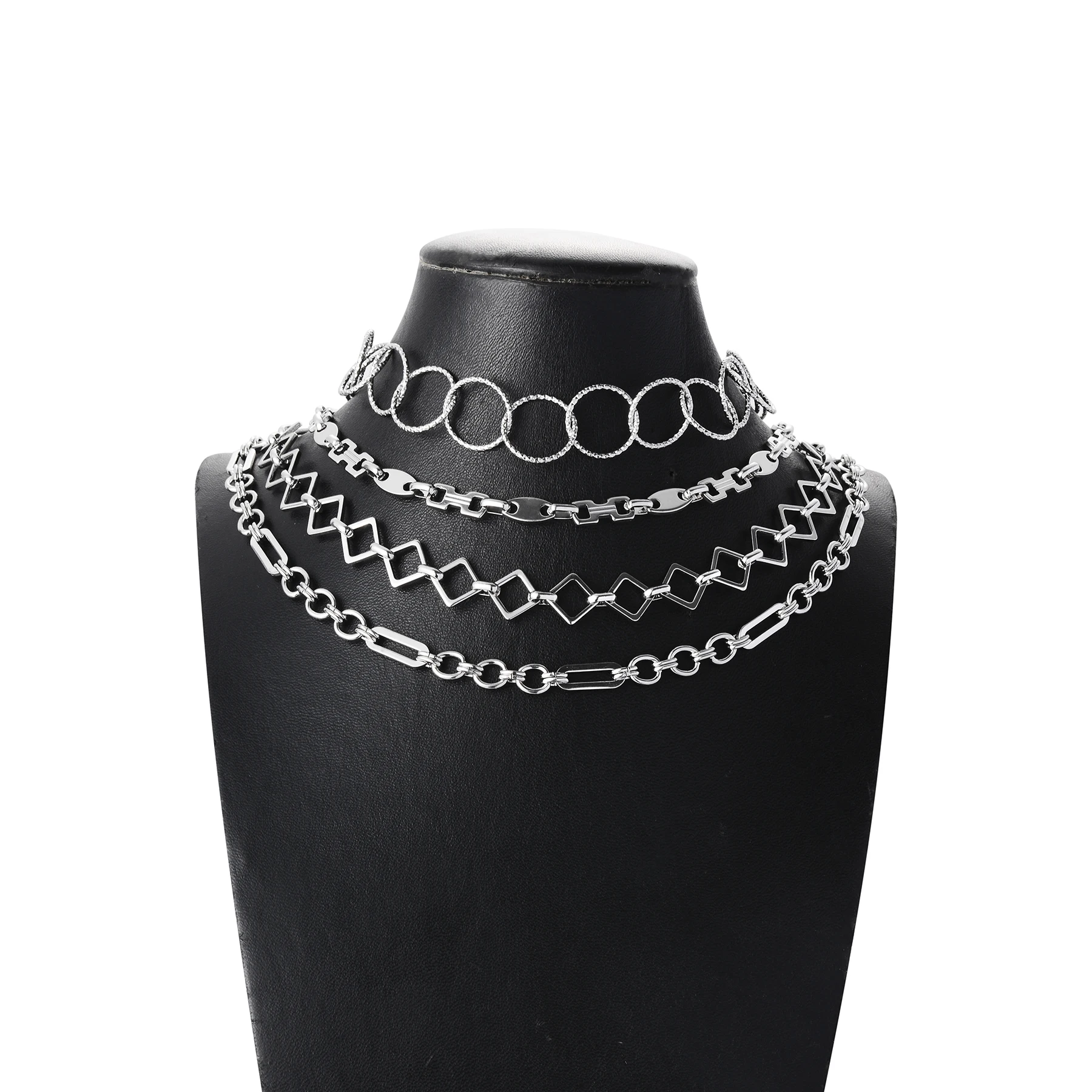 1Pcs Stainless Steel Large Heavy Chunky Hip Hop Punk Link Chains DIY Jewelry Materials Handmade Necklace Bracelet for Women Men