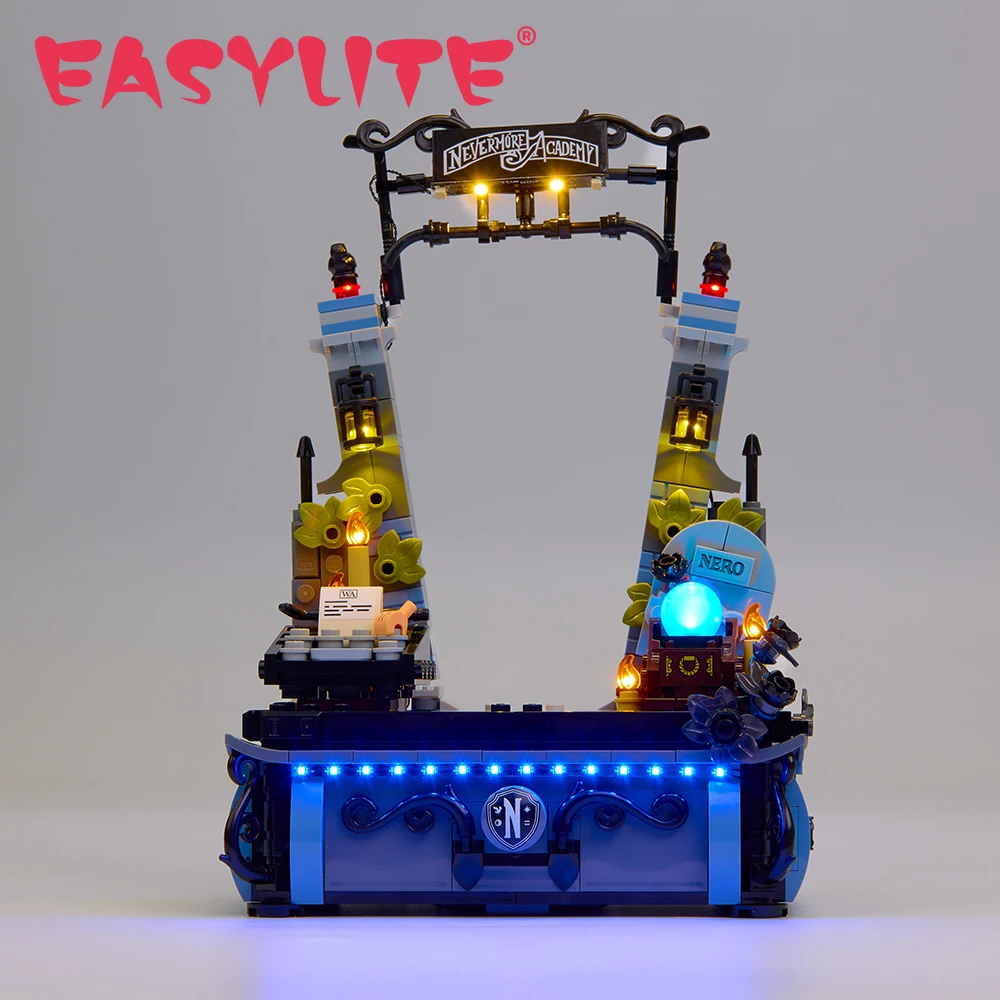 EASYLITE LED Light Kit for Wednesday Addams 76780 Building Blocks Toys Lamp Set (Not Included The Model)