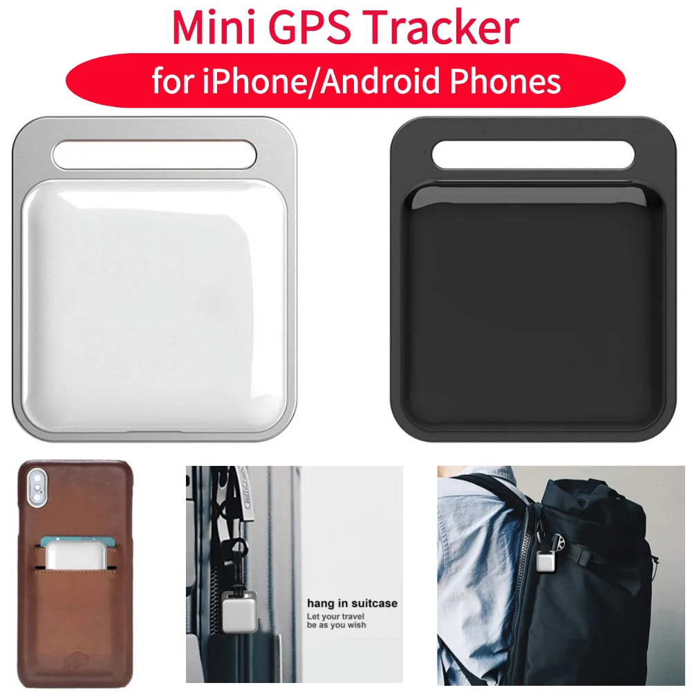 Wireless Mini GPS Tracker Anti-lost Key Finder Bluetooth-compatible APP GPS Record Smart Tag for iPhone/Android Phones