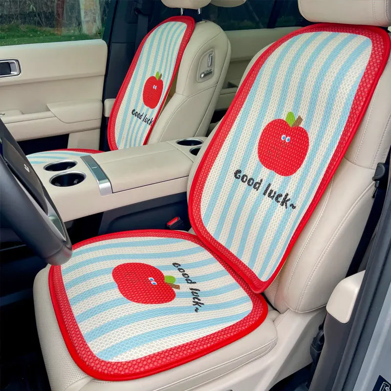 New Universal Four Seasons Summer 3D Breathable Mesh Cool Semi Enclosed Car Seat Cushion Cover