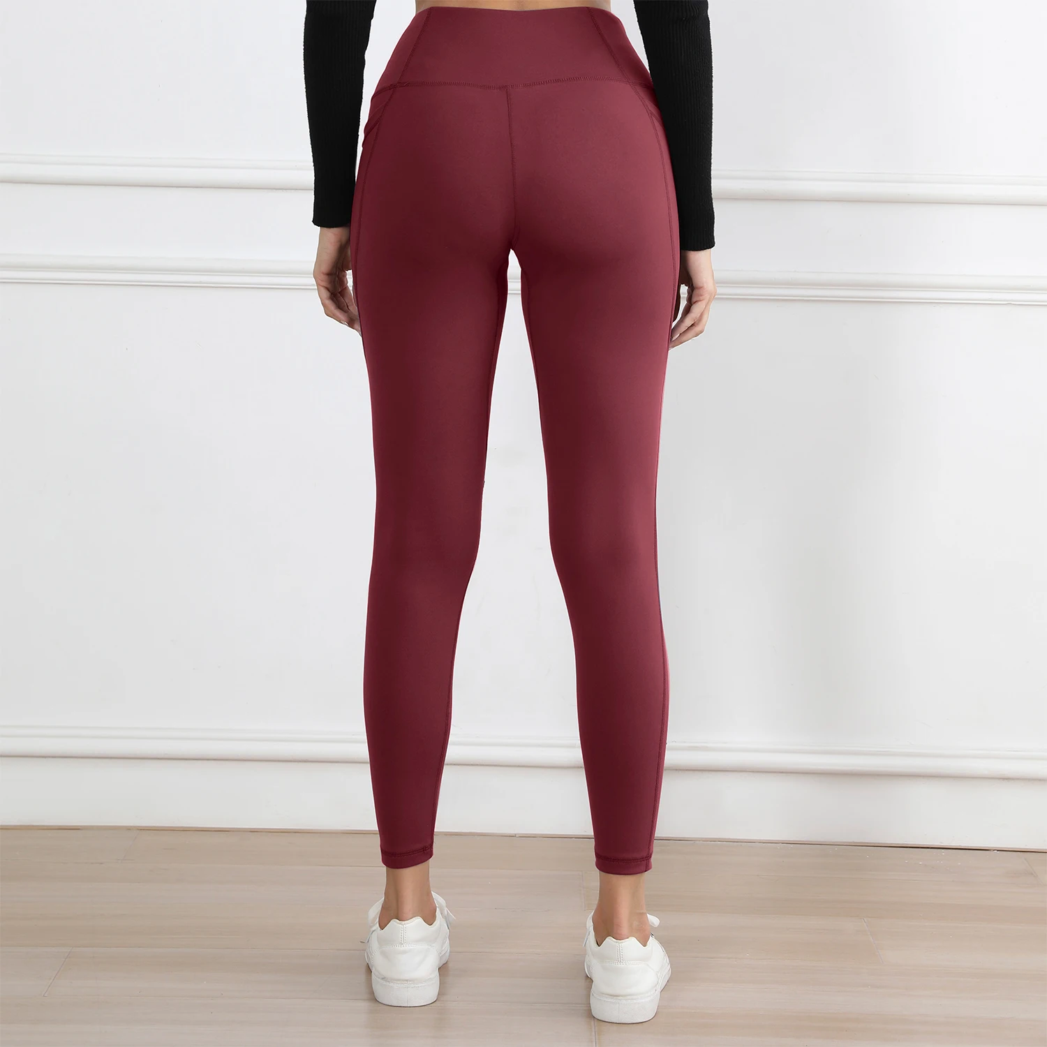 Poches Fitness Leggings de Sport femmes maigre Stretch automne Sport Leggings femmes décontracté Mallas mode extérieur pantalon