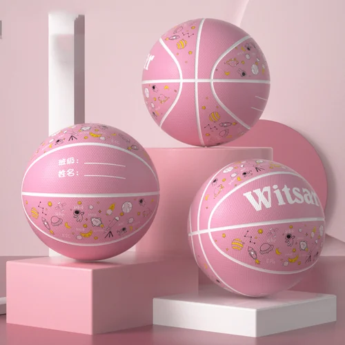 Baloncesto Macaron Color Tamaño 5 Ideal para jardín de infantes Escuela primaria Deportes de equipo Práctica de baloncesto Juego recreativo